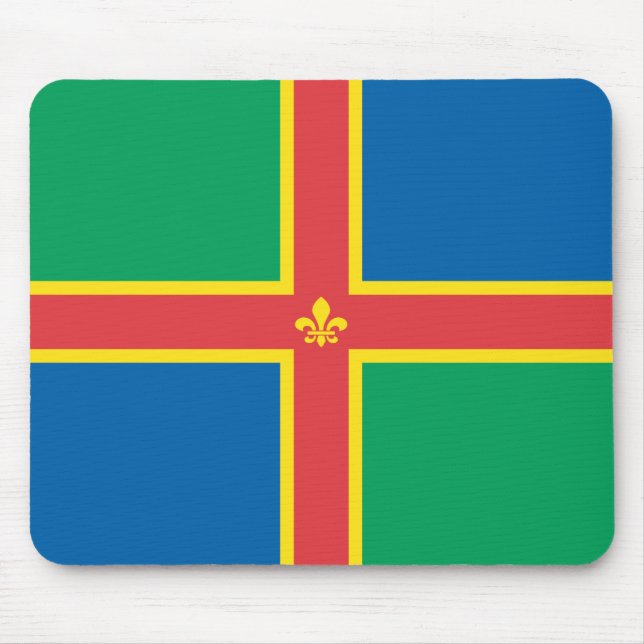 Lincolnshire Flag Mouse Pad (Front)