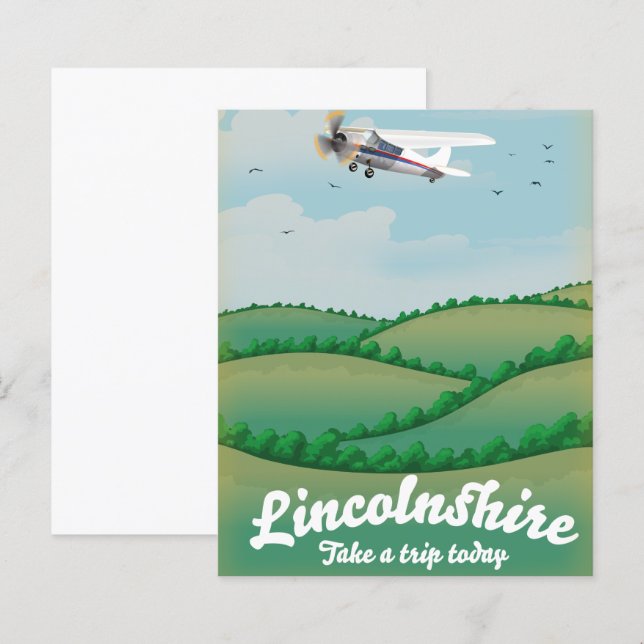 Lincolnshire " Take a trip today" (Front/Back)