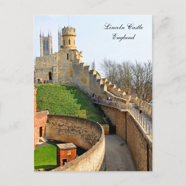 Lincon castle postcard (Front)