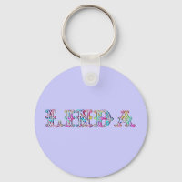 Linda 5 Keychain