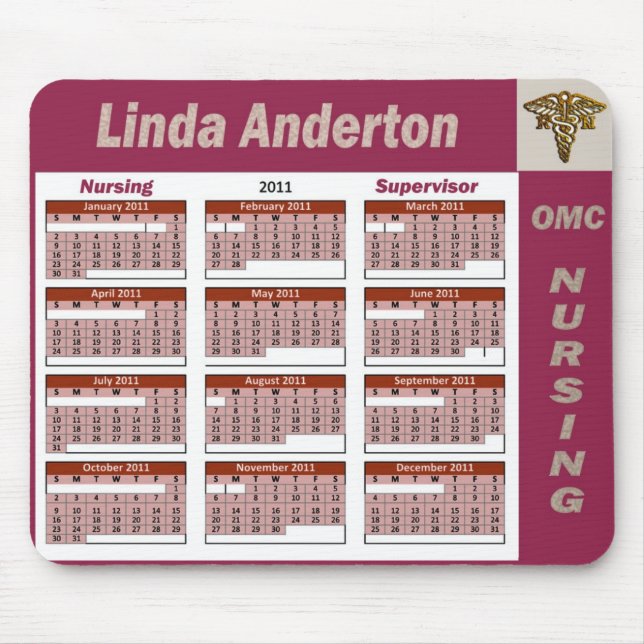 LINDA ANDERTON NURSING MOUSE PAD (Front)