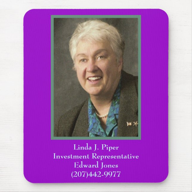 Linda, Linda J. PiperInvestment RepresentativeE... Mouse Pad (Front)