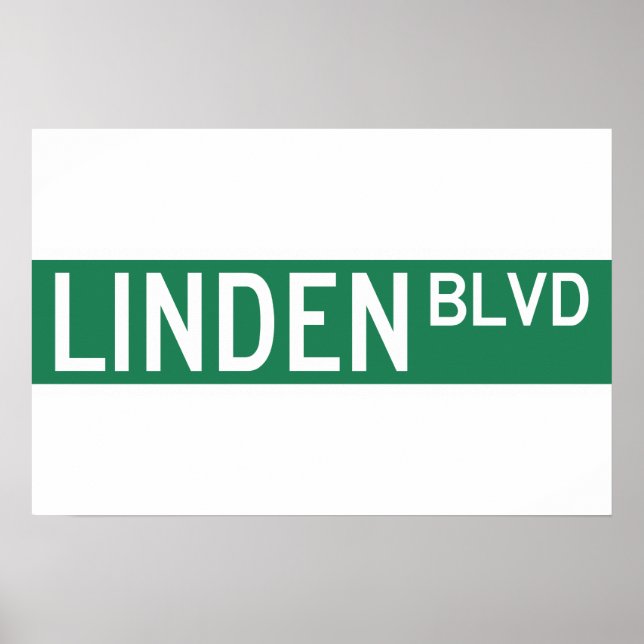 Linden Boulevard Sign (Front)