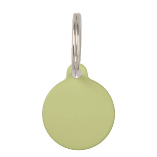 Linden Green Premium Single Colour Pet Tag