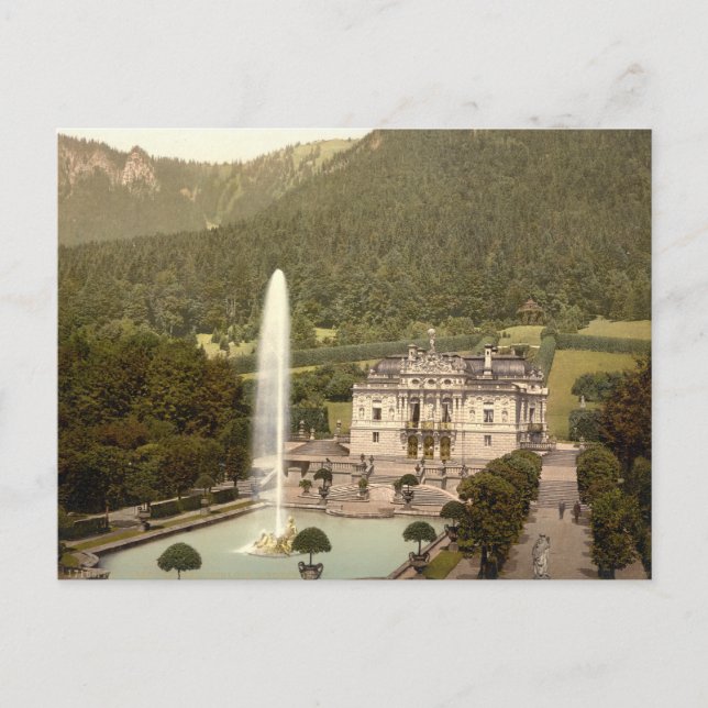 Linderhof Castle, Bavaria, Germany Postcard (Front)