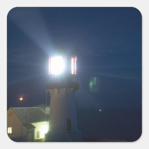 lindesnes fyr, norways most southern point 2 square sticker