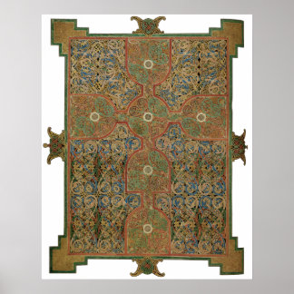 Lindisfarne Celtic Cross Poster