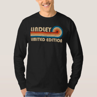 LINDLEY Surname Retro Vintage 80s 90s Birthday Reu T-Shirt