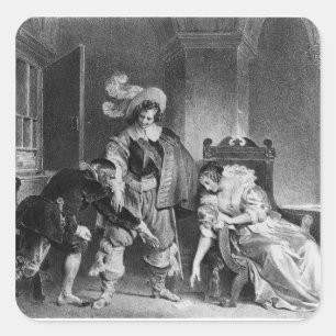 Lindor's letter square sticker