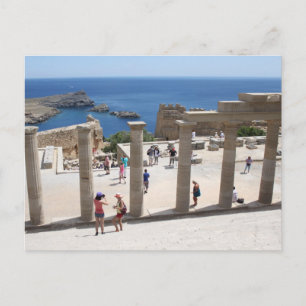 Lindos Acropolis Postcard
