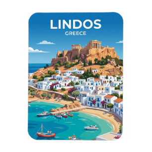 Lindos Greece Magnet
