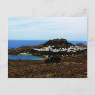 Lindos, Rhodes, Greece Postcard