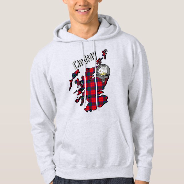 Lindsay Clan Badge  Hoodie (Front)