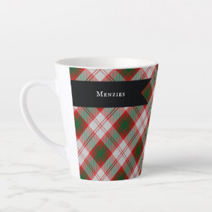 Lindsay Dress Clan Tartan Plaid Pattern Latte Mug
