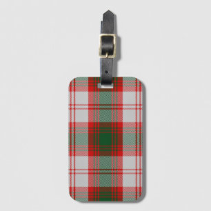 Lindsay Dress Clan Tartan Plaid Pattern Luggage Tag