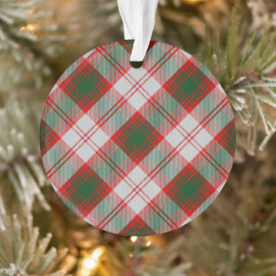 Lindsay Dress Clan Tartan Plaid Pattern Ornament