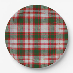 Lindsay Dress Tartan Paper Plate