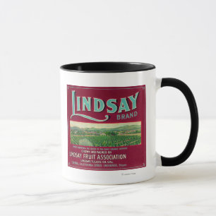 Lindsay Orange LabelLindsay, CA Mug