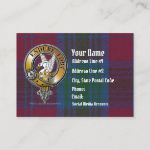Lindsay Tartan & Badge Business Card