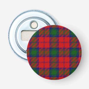 Lindsay tartan red green plaid bottle opener