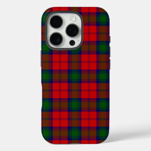 Lindsay tartan red green plaid iPhone 16 pro case