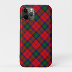 Lindsay tartan red green plaid iPhone 11 pro case