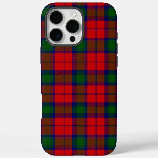 Lindsay tartan red green plaid Case-Mate iPhone case (Back)
