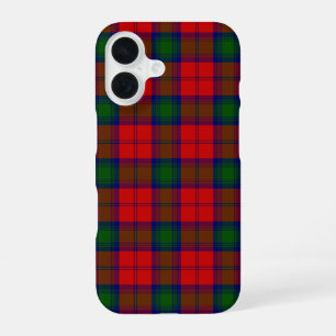Lindsay tartan red green plaid iPhone 16 case