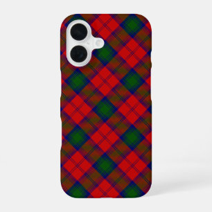 Lindsay tartan red green plaid iPhone 16 case