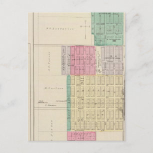 Lindsborg, King City, Roxbury, Kansas Postcard