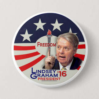 Lindsey Graham for President 2016 7.5 Cm Round Badge