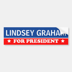 Lindsey Graham For President 2016 Bumper Sticker