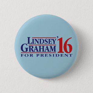 Lindsey Graham for President 6 Cm Round Badge