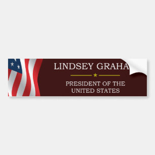 Lindsey Graham for President V3 Bumper Sticker