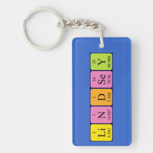 Lindsey periodic table name keyring