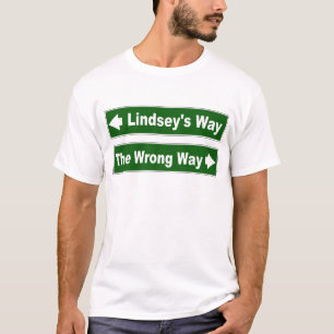 Lindsey's Way Street Sign Clan Lindsay Shirt