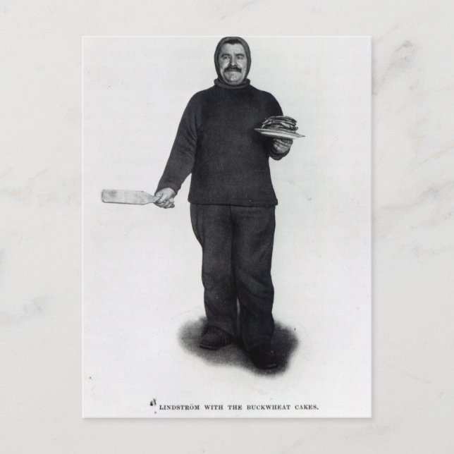 Lindstrom with the Buckwheat Cakes Postcard (Front)