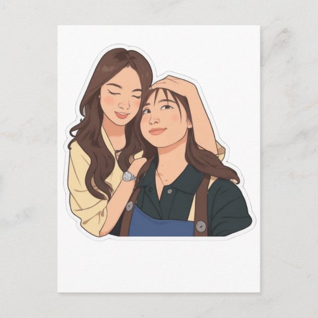LinDy (GL pair) Postcard (Front)
