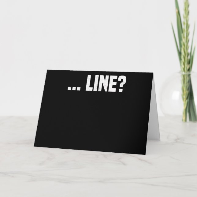 Line Actress Acting Drama Acter Actor Actress Card (Front)