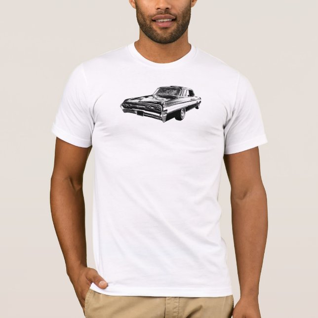 Line art 1962 Olds Starfire coupe T-Shirt (Front)