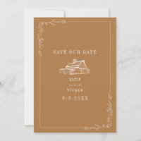 Line Art Barn Goldenrod Farm Wedding