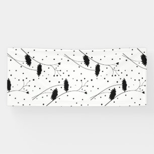 Line art, Dark Grey Banner