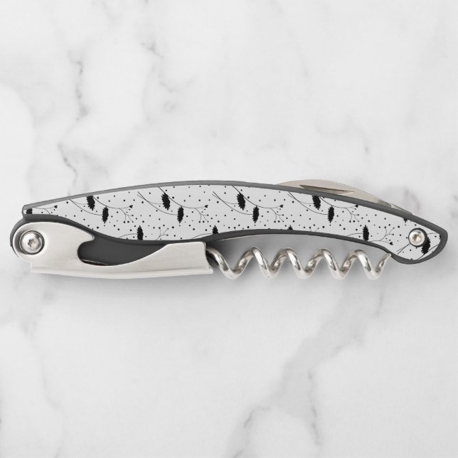 Line art, Dark Grey Corkscrew (Front)