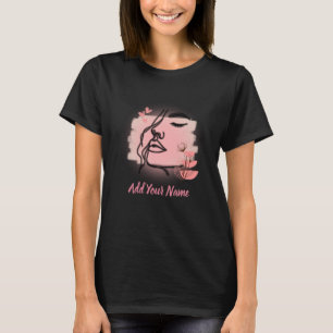 Line art Face Tshirt