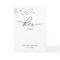 Line Art Foliage Leaf Her Vows Card