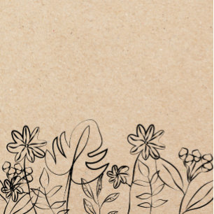 Line Art on Kraft Paper iPhone 11 Pro Case
