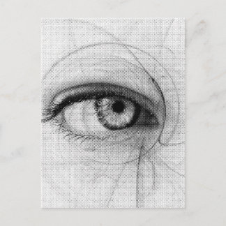 Line Art Pencil Sketch Design Draw Paper Fineart E Postcard
