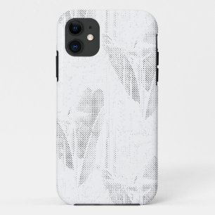 Line art, Seashell, Harp iPhone 11 Case