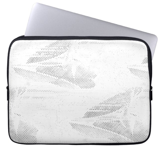 Line art, Seashell, Harp Electronics Bag (Front)