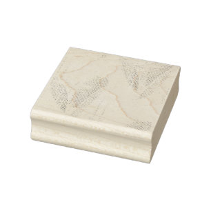 Line art, Seashell, Harp Wood Art Stamp